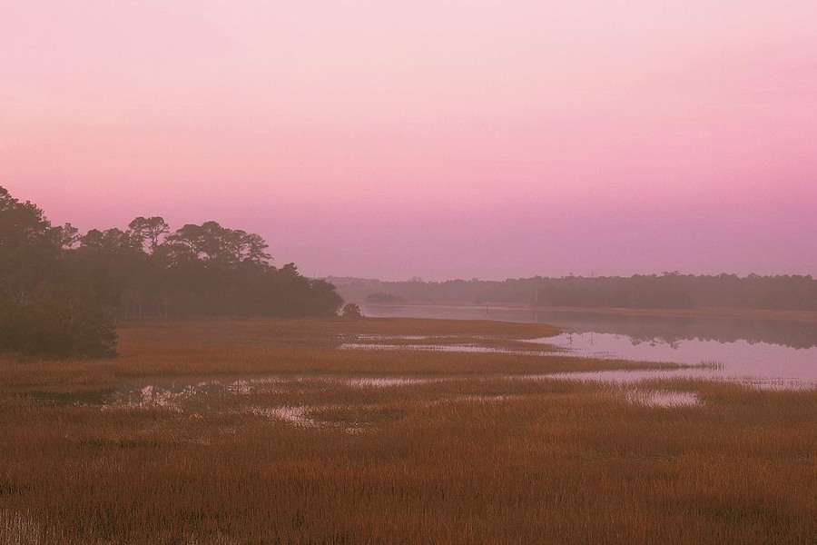Intracoastal Waterway at Dawn, Savannah, Georgia : The East :  Jim Messer Photography