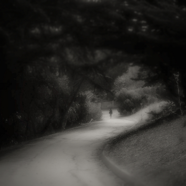 Woman On The Path, Salinas, California : The Path In Monochrome :  Jim Messer Photography