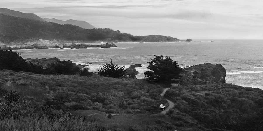 Point Lobos Panorama, Point Lobos State Reserve, California : Nature In Monochrome :  Jim Messer Photography