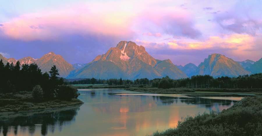 Mt. Moran Sunrise, Zion National Park, Utah : The West :  Jim Messer Photography