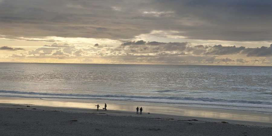 Evening, Carmel Beach, Carmel, California : California's Central Coast :  Jim Messer Photography