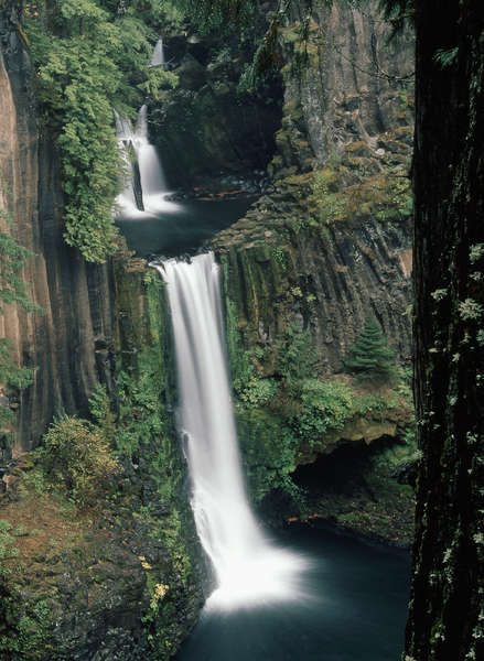 Toketee Falls, Umpqua National Forest, Oregon : The West :  Jim Messer Photography