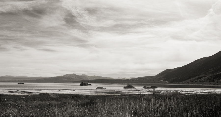 Mono Lake in Gray #2, Mono Lake, Eastern Sierra Mountains, California : The West :  Jim Messer Photography