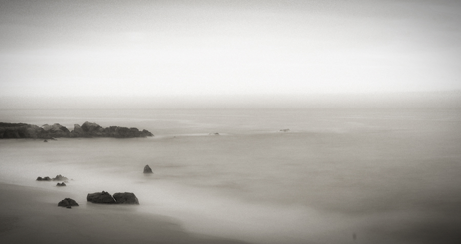 Garrapata Beach At Low Tide, Garrapata State Park, California : Nature In Monochrome :  Jim Messer Photography