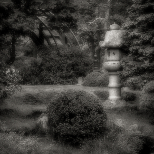 Bridge and Pagoda Statue : Tao :  Jim Messer Photography